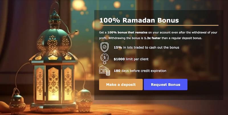 FXCL - 100% Ramadan Bonus